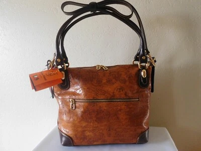 Nova Bolsa Tote MARINO ORLANDI E/W Couro Italiano em Relevo, Transversal, Bolsa de Ombro    - Imagem 1 de 4