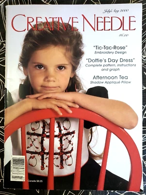 CREATIVE NEEDLE MAGAZINE, July/Aug 2000 with insert - Image 1 of 3