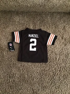 Nike On Field Cleveland Browns Johnny Manziel Jersey Baby Toddler Sz 18 Month - Picture 1 of 2