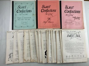 Lot of 33 Vintage 1970's-1980's Sweet Confections Talk Cake Decorating Booklets - Picture 1 of 12