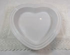 Le Creuset Large 12” White Stoneware Heart Shape Baking Dish – New Condition