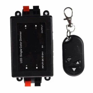 Single Color LED DC12/24V Wireless Dimmer Controller+RF remote control RF TT0697 - Picture 1 of 9