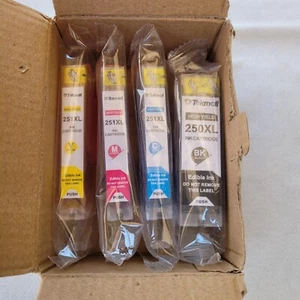 4 Lot PGI-250XL CLI-251XL Ink w/Chip For Canon Pixma MG5420 MG5520 MG6320 MX722 - Picture 1 of 3