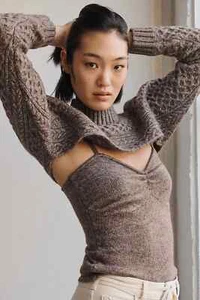 NWT NEW Anthropologie Cable-Knit Sweater Tank Set Size Medium M - Picture 1 of 4