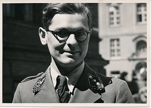 DANTZIG c. 1935 - Dr. Fucks Chek de Presse du Sénat Pologne - P 1482 - Picture 1 of 2