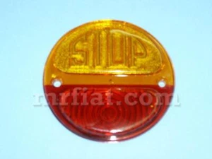 Horch Prewar D 90 mm Red Amber-Stop Tail Light Lens New - Picture 1 of 1