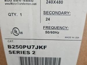 Impervitran B050PU7JK Transformer,50/60 HZ - USED,..VU-20 - Picture 1 of 1