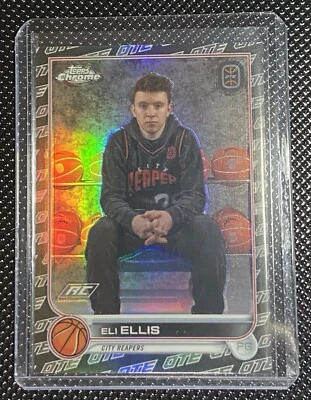 2022-23 Topps Chrome OTE Eli Ellis Black/White OTE Refractor 4/10 - Image 1 of 2