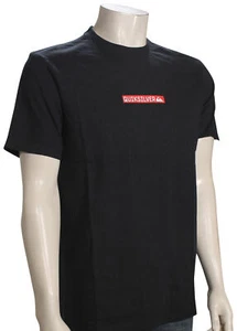 Quiksilver Clicker Logo DNA T-Shirt - Black - New - Picture 1 of 1