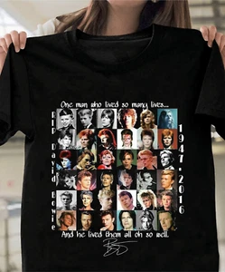 Camiseta unisex rara David Bowie 1994 2016 regalo para fan negra S-2345XL TMB837 - Imagen 1 de 4