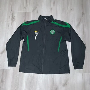 CELTIC 2010 FOOTBALL SOCCER TRAINING TRACK JACKET NIKE sz L MEN #7 - Picture 1 of 12