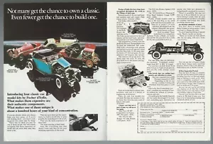 1975 POCHER d’ITALIA model cars 2-page advertisement, model automobiles - Foto 1 di 3