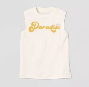 Nuevo con etiquetas Paradise Cream con tanque amarillo - TALLA MEDIANA - Quinto sol - Imagen 1 de 3