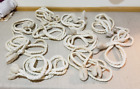 LOT OF 10 SERVER ROPE CINCTURES WHITE VARIOUS YOUTH LENGTHS 3