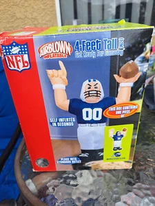 GEMMY 2007 Denver Broncos 4 Feet Tall Airblown Inflatable Football Player RARE - Picture 1 of 7