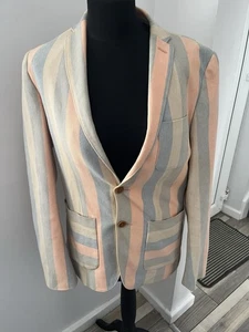 Ben Sherman plectrum Boating Blazer Striped Regatta Mod Size S - Picture 1 of 4