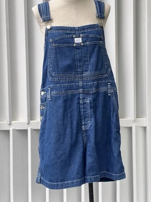 Pantalones cortos de mezclilla para mujer Calvin Klein de la década de 1990 lavado oscuro talla grande de colección Foto 1 de 4