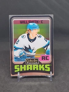 2024-25 O-PEE-CHEE PLATINUM HOCKEY RETRO ROOKIE WILL SMITH SHARKS #R93 - Picture 1 of 2