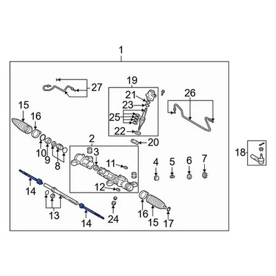 For Toyota Corolla 2003-2008 Toyota 4504709080 Left Outer Steering Tie Rod End Foto 1 de 2
