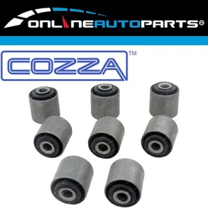 8pce Trailing Arm Rubber Bush Kit for Patrol GQ Y60 GU Y61 Upper & Lower Rear - Picture 1 of 3