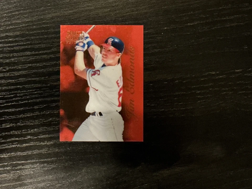 1996 Select Certified. JIM EDMONDS. Parallel. Red. card #75 - Image 1 of 2