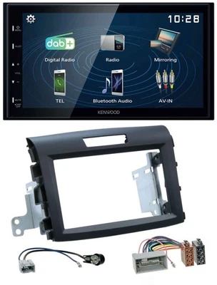 Kenwood 2DIN Bluetooth MP3 USB DAB Autoradio für Honda CR-V FR5/FR6 ab 2012 - Bild 1 von 4