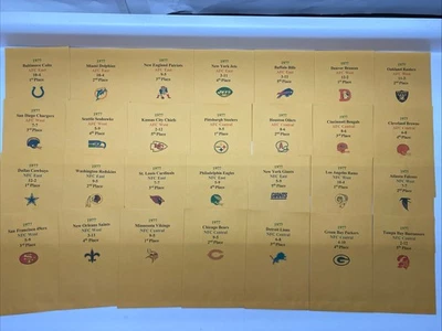 1977 Strat-O-Matic Football LARGE Printed Storage Envelopes - Image 1 of 3
