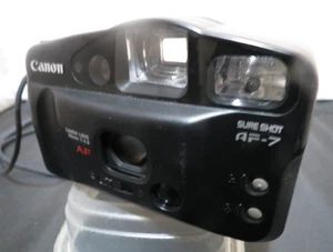 CANON SURE SHOT AF-7 35mm Film Point & Shoot Compact Camera + Instructions - Picture 1 of 11