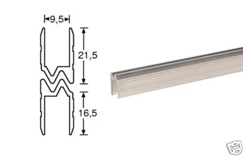 FC FLIGHTCASE CENTER ALLUMINIO BOCCADI LUPO INCASTRO 9,5MM FLIGHT CASE fLY
