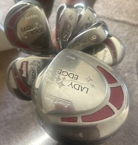 Lot Of 10 Tour Edge Lady Edge Driver - Pitching Women’s Pink Golf Clubs - Picture 1 of 18