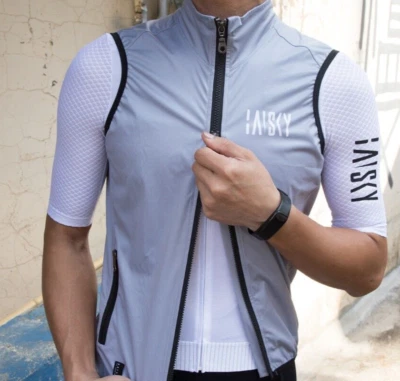 Baisky Cycling Bike Vest Packable Double Slide Zip Windproof Bike Vest - Image 1 of 4