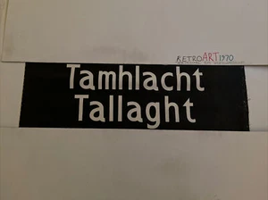 Dublin Oct 1982 Bus Blind 34”- Tallaght / Tamhlacht - Picture 1 of 12
