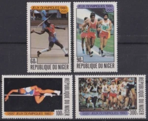 F-EX58126 NIGER MNH 1980 MOSCOW OLYMPIC GAMES ATHLETISM JAVELIN. - Picture 1 of 2