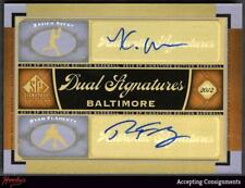 2012 SP Signature Dual Signatures #BAL15 Xavier Avery/Ryan Flaherty AUTO ORIOLES