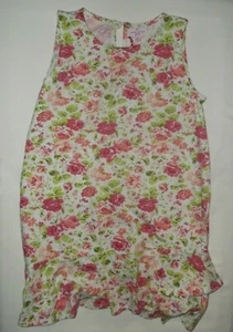 Laura Ashley girls XL floral print dress white nwt $34 retail kawaii - Picture 1 of 2