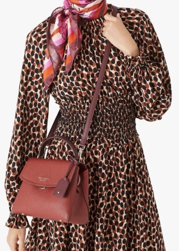 ABITO DA SPIN STAMPA ANIMALE KATE SPADE STAMPA LEOPARDATA DOTTY TAGLIA XS