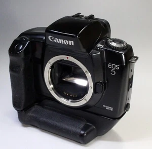 Canon EOS 5 QD Body Vertical Grip VG10 SLR 35mm Film Camera from Japan - Picture 1 of 18