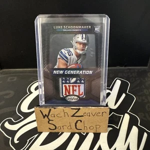 2023 Certified Football Luke Schoonmaker New Generation 1/1 NFL Shield Patch - Picture 1 of 11