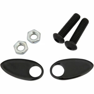 Cycle Visions Black Rear Turn Signal Cover Plates - 2006-17 Harley Dyna - Picture 1 of 1