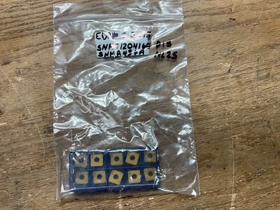 НОВЫЙ ЛОТ ИЗ 10 ТВЕРДОСПЛАВНЫХ ВСТАВОК STELLRAM SNMA 434A P15 SNMA120416E P15 NL25 - Изображение 1 из 2