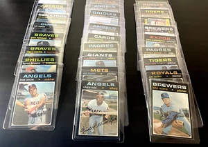 1971 topps Baseball High Numbers #644-#752, Complete Your Set.  Bulk discounts. - Picture 1 of 339