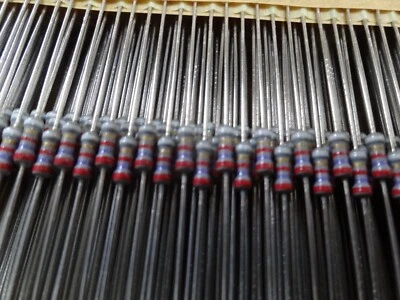 25x 2K7 1/2W fusible resistors Philips NFR25H 2K7 5% 0.5W 2322-207-13272 resisto - Image 1 of 3