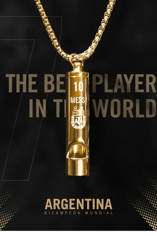 MLS -Lionel Messi International Miami CF ,Steel Whistle Pendant Necklace Gifts Cover