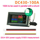 Dc4-30V 10/50/100A Digital Power Energy Meter Voltmeter Ammeter Watt Kwh Temp