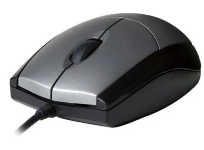 V7 MV 3000 New Full Size Optical Mouse with USB Connection in Black - Image 1 of 4