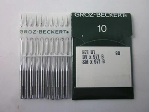 Agujas de máquina GROZ-BECKERT:971 B1/DVx971 B, talla 14/90 Industrial Adler 931, 971 - Imagen 1 de 8
