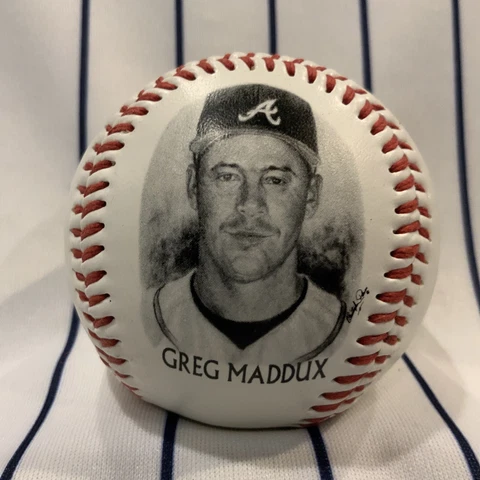 Burger King 1996 Atlanta Braves Greg Maddux Collectible Baseball Ball Cover