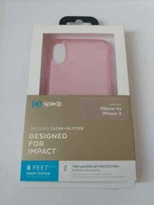 Lot of 20 Speck Presidio Clear Case iPhone XS X Bella Pink Gold Glitter - Photo 1 sur 3