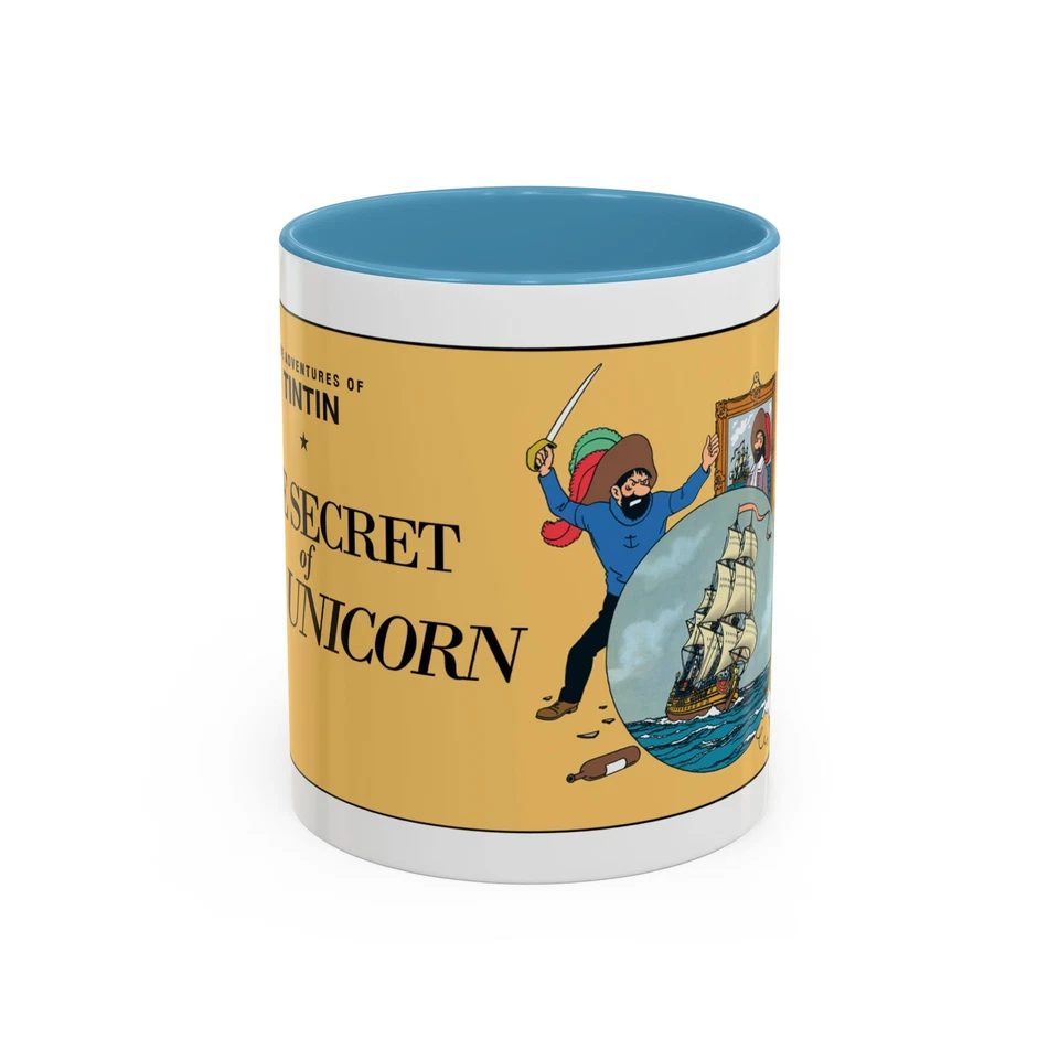 Tin-tin: The Secret of The Unicorn 11 盎司马克杯 — 第 1/1 张图片