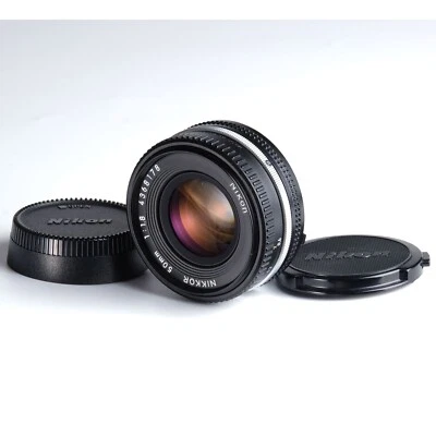 [Mint / Tested] Nikon Ai-S NIKKOR 50mm f/1.8 Pancake MF Lens Ais From Japan - Image 1 of 4